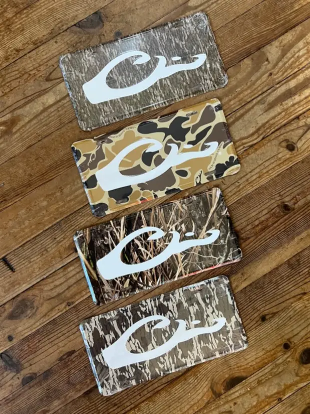 Camo Drake Logo License Plate | Drake Waterfowl
