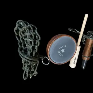 Turkey Pot Call Combo with Crow Locator Call & Game Tote by Turkey Calls Brand