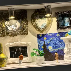 This is Us (NEW) DIY Shadow Box Museum Kit includes Frame, Lighting, and Other Mini Accessories DIY Diorama