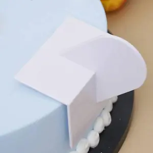 1PC Food Grade Cake Smoother Tools Cake Decorating Sugar Craft Icing Mold DIY Baking Tool Cake Smoothing Rolled Fondant Spatulas