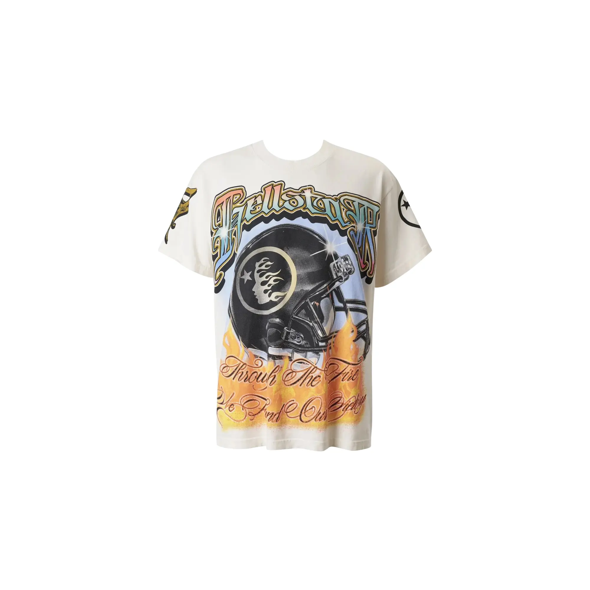 HELMET TEE "Cream" HSR172