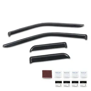 Fit For 15-26 Ford F-150 17-26 F-250 F-350 Supercab Window Visor Rain Guard