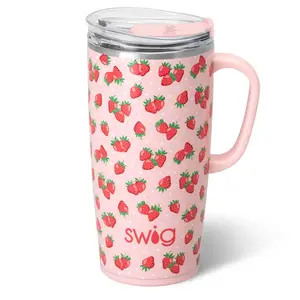 Swig Strawberry Shortcake Travel Mug 22oz