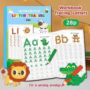 26 Letters Tracing Workbook for Kids - English Alphabet Uppercase & Lowercase Handwriting Practice Book, Preschool Early Learning Pen Control Activity Book for Toddlers