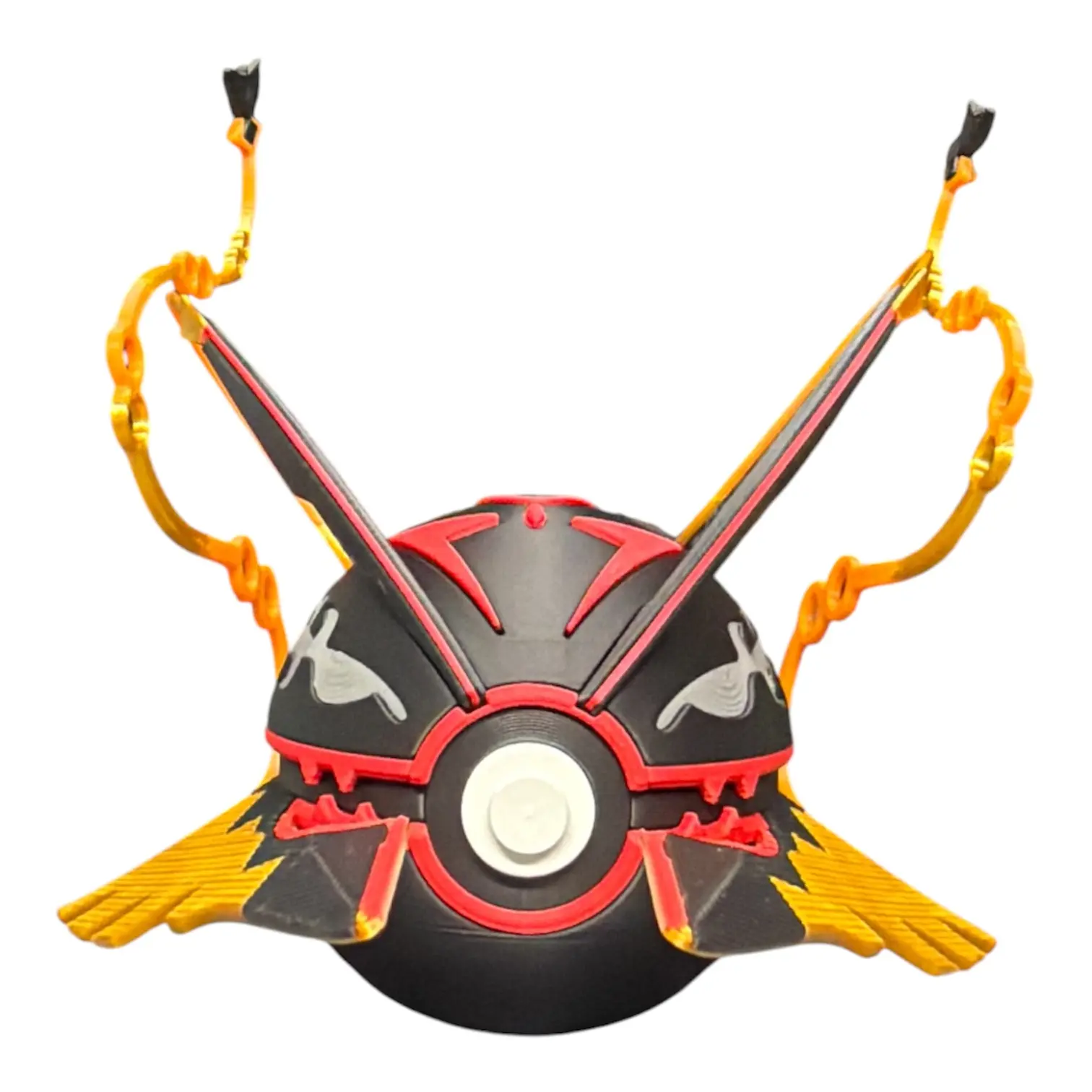 Shiny Mega Rayquaza Poke Ball - Inspired 3D Printed Collectible