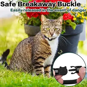 AirTag Reflective Cat Collar - Compatible with Apple AirTags, Reflective Design, Comfortable & Lightweight, Waterproof & Easy to Clean
