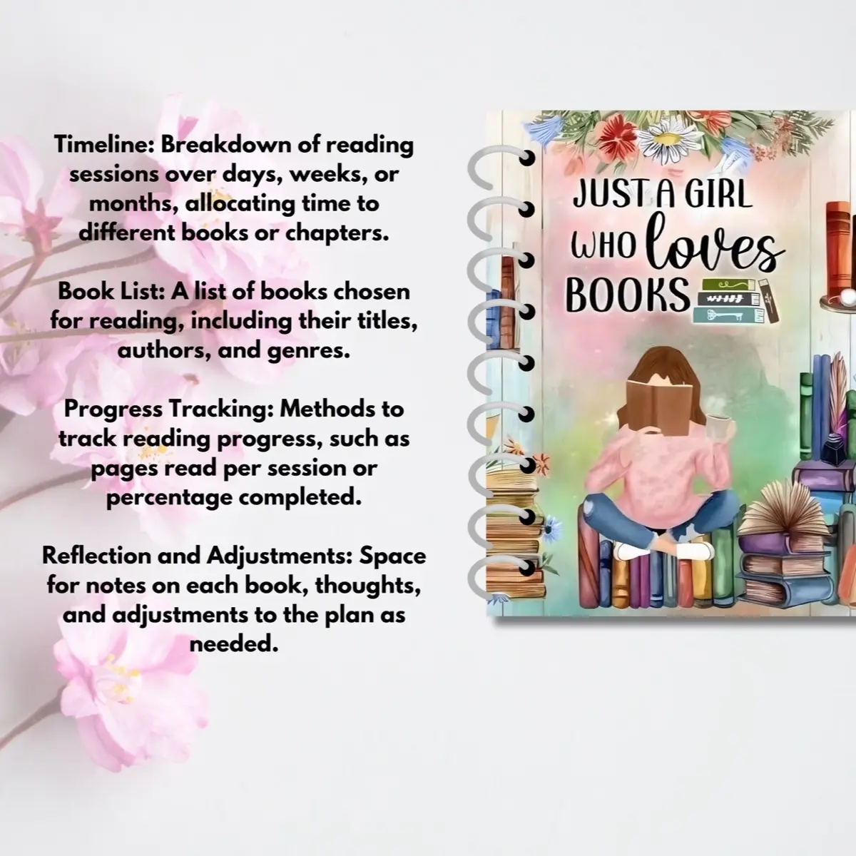 Just a girl who loves books—Reading planner