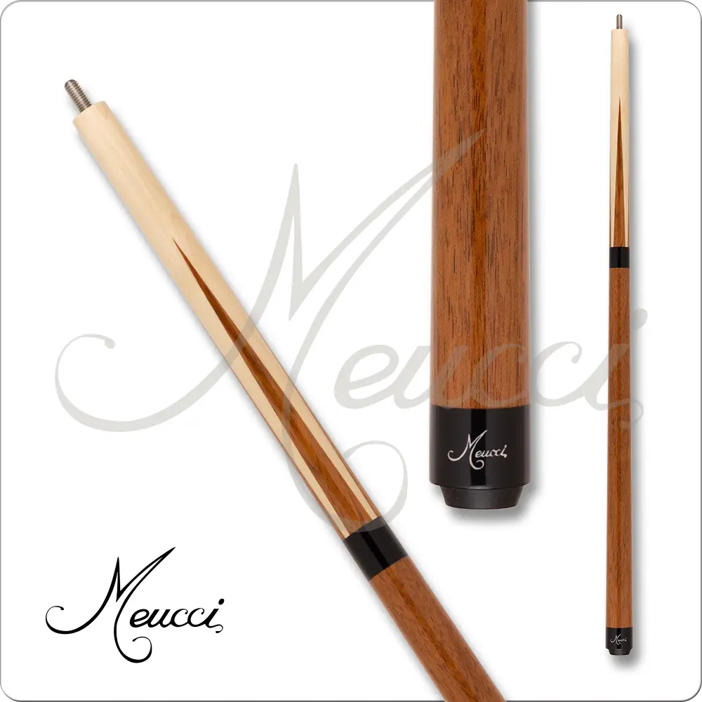 Sneaky Pete Style Billiard Cue for Pool and Snooker, Professional 2-Piece Hardwood Design with a Natural Wood Grain Finish