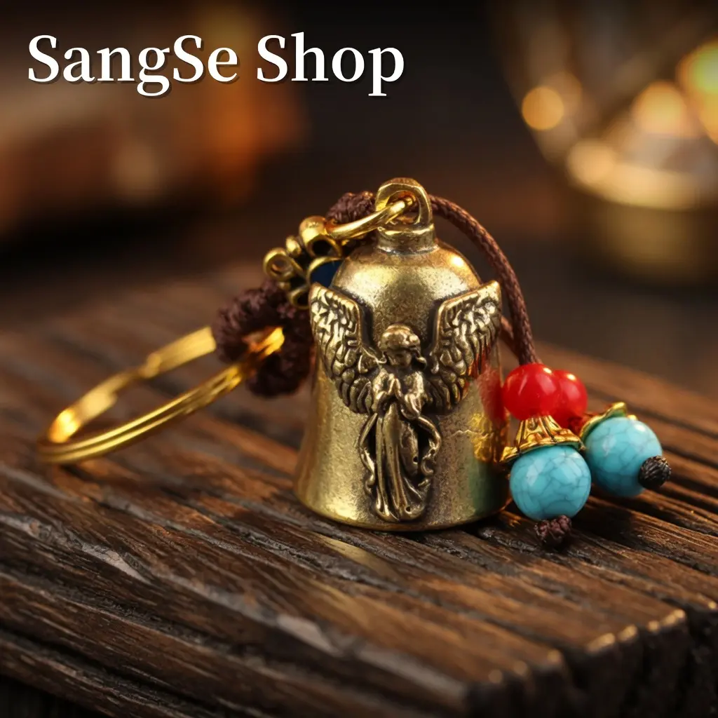 DIY Bag Accessories Handheld Metal Service Bell - Nordic Style Call Bell with Clear Ring Sound, Durable for Restaurant Service Use