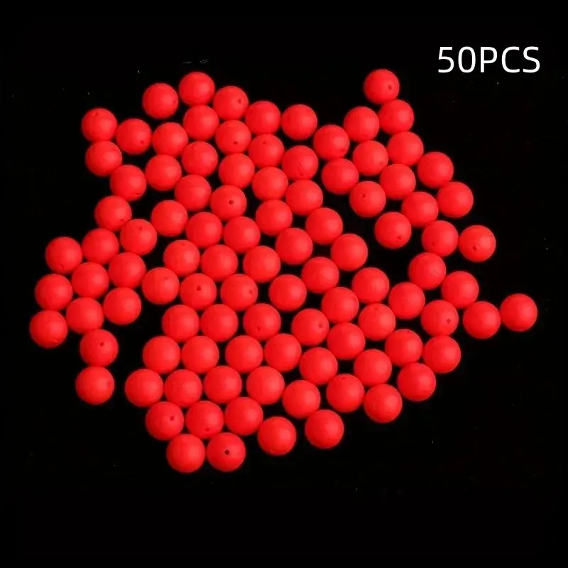 50pcs Newly Upgraded Basic Spherical Fishing Floats for Luoyang Ball Fishing, Fishing Gear Suitable for Various Fishing Techniques, Fishing Equipment, Fishing Supplies