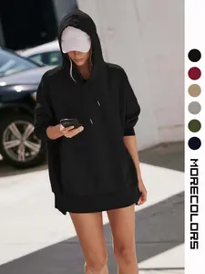 USBoutique Chic Womens Oversized Hoodies Fleece Sweatshirts Fall Fashion 2025 Pullover Sweaters Winter Clothes