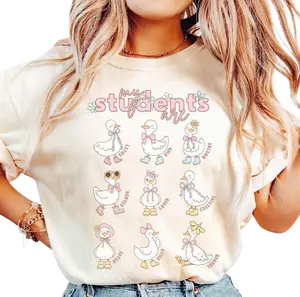 Comfort Colors Goose Teacher T-Shirt, Kindness Teacher Shirt, My Students Are, Teaching Saying, Silly Cute Early Childhood Educator Gift, Full Colors