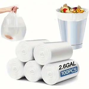 Leak-Proof Trash Bags, Sturdy Trash Bags, Colorful Plastic Garbage Bags, Sealed Design, for Bathroom Kitchen Outdoor Restaurant Hotel