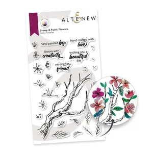 Stamp & Paint Flowers Stamp Set
