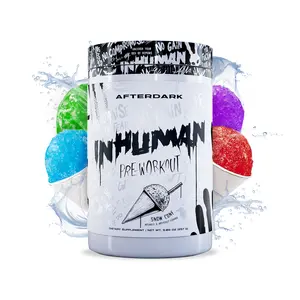 INHUMAN AfterDark Inhuman Pre Workout Supplement - Nootropics for Enhanced Focus & Mental Clarity - Edible Healthcare Supplement for Dietary Optimum