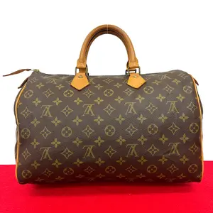 Pre-owned Louis Vuitton Canvas Shoulder Bags Speedy Monogram Leather Handbag