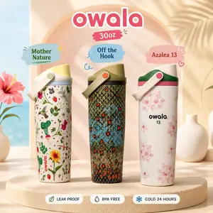 Stay Hydrated All Day with This Cute Owala 30oz Bottle – Perfect for Work, School & Travel