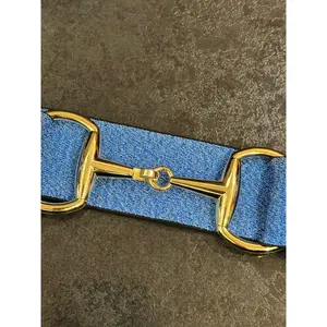 Gold Snaffle. bit 1.5” belt buckle one size fits all