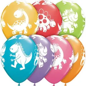 5 Dinosaur Balloons