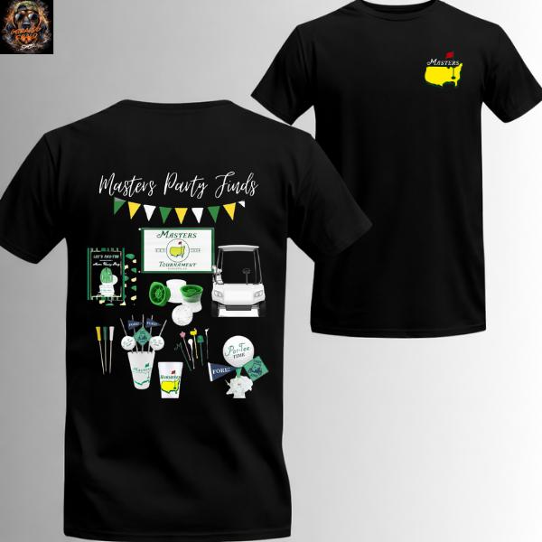 [Made in the USA] Masters Party Finds Shirt Hoodie Sweatshirt, Augusta Golf Party Graphic Tee, Masters Tournament Aesthetic Shirt, Golf Fan Gift for Men Women