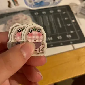 Strawberry Frog Sticker