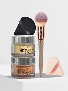 Filter in a Jar HD Queen Finishing Powder Bundle – 7 Shade Collection for Flawless, Filter-Like Skin