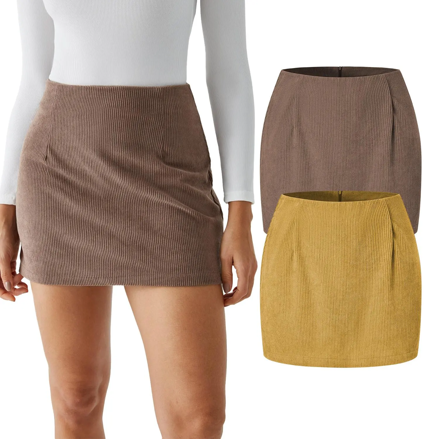 Cocoa Brown+Autumn Yellow