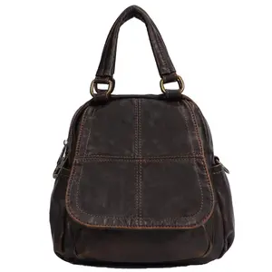 Lvanka's Vintage Women Retro Multi-Pocket Hobo  Convertible Multi-Way Shoulder Crossbody Backpack with Adjustable Strap, Large Capacity Casual Everyday Handbag, hi regina bags Multifunctional Fashion Accessory for Daily & Travel curve tote