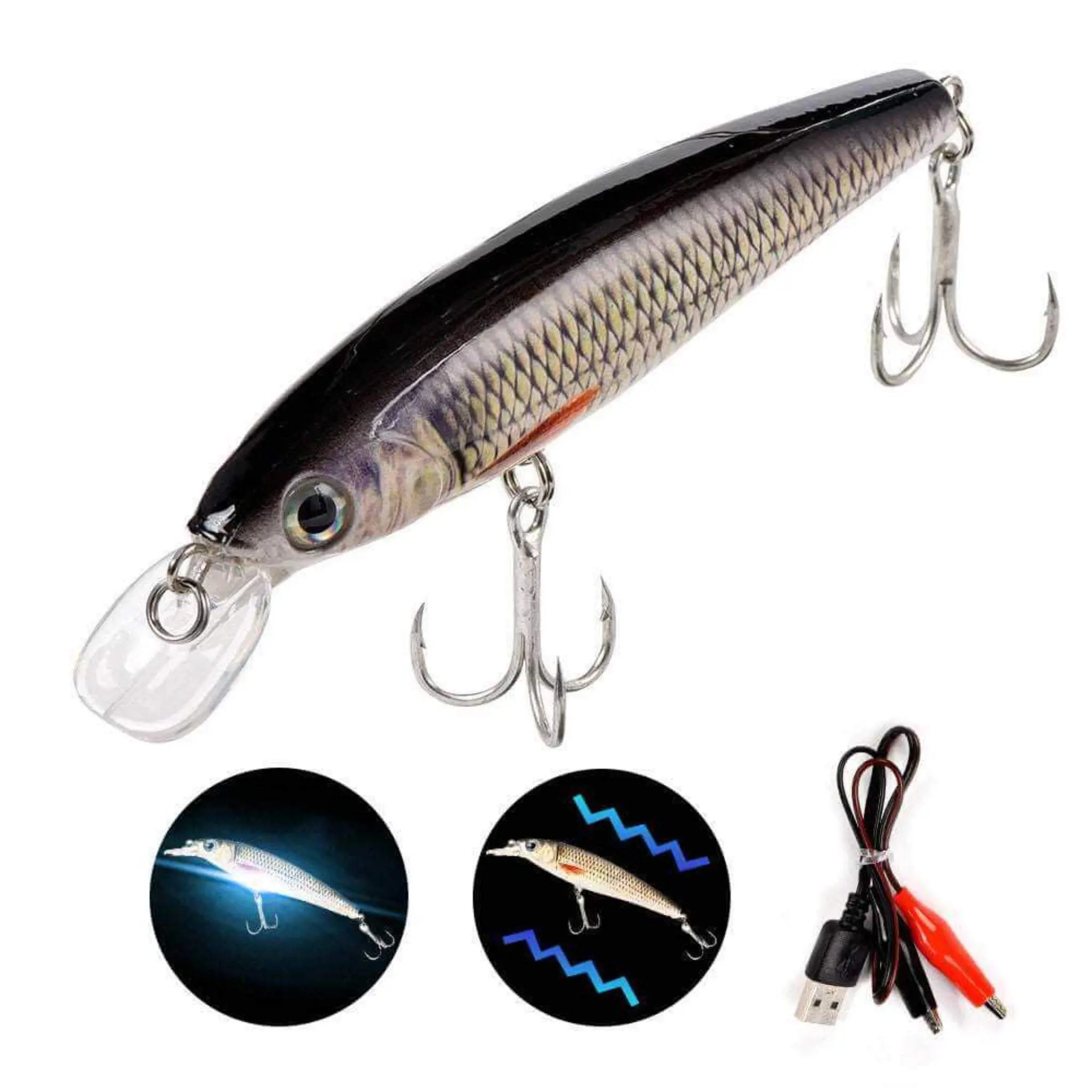 Rechargeable LED lure bait Rechargeable LED lure bait