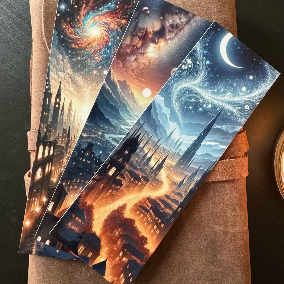 ACOTAR Themed 3-Pack Fantasy Velaris Quote Bookmark