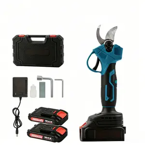Cordless Electric Pruning Shears with 2 x 2000mAh Batteries, Lithium Powered Garden Scissors for Tree & Branch Trimming, for Gardeners & Orchard Owners