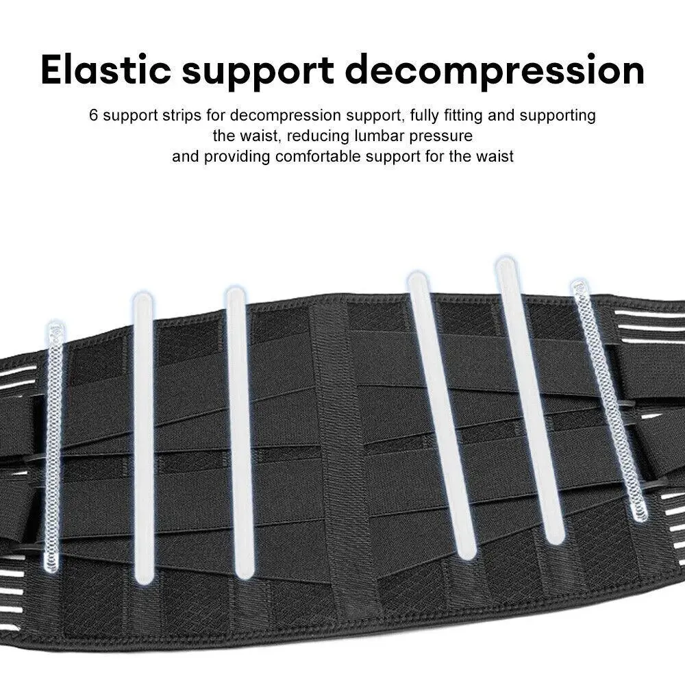 Adjustable Lumbar Support Belt – Professional Back Brace for Pain Relief & Posture Alignment