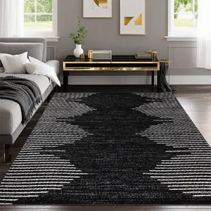 Stylish Exquisite Square Printed Velvet Carpet, Perfect Gift for Any Occasion, Versatile Decor for Home & Commercial Use, Multiple Sizes, Machine Washable, Soft & Non-shedding, Practical