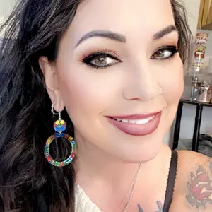 Autism awareness spiral earrings, Transparent puzzle piece earrings, Autism gift, Red blue yellow green puzzle, autism love earrings, Female Casual Ethnic