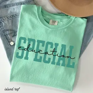 Comfort Colors Special Eduction Teacher TShirt SPED Teacher Tee SPED Crew T-Shirt Special Education Teacher New Teacher Gift Back To School Tee