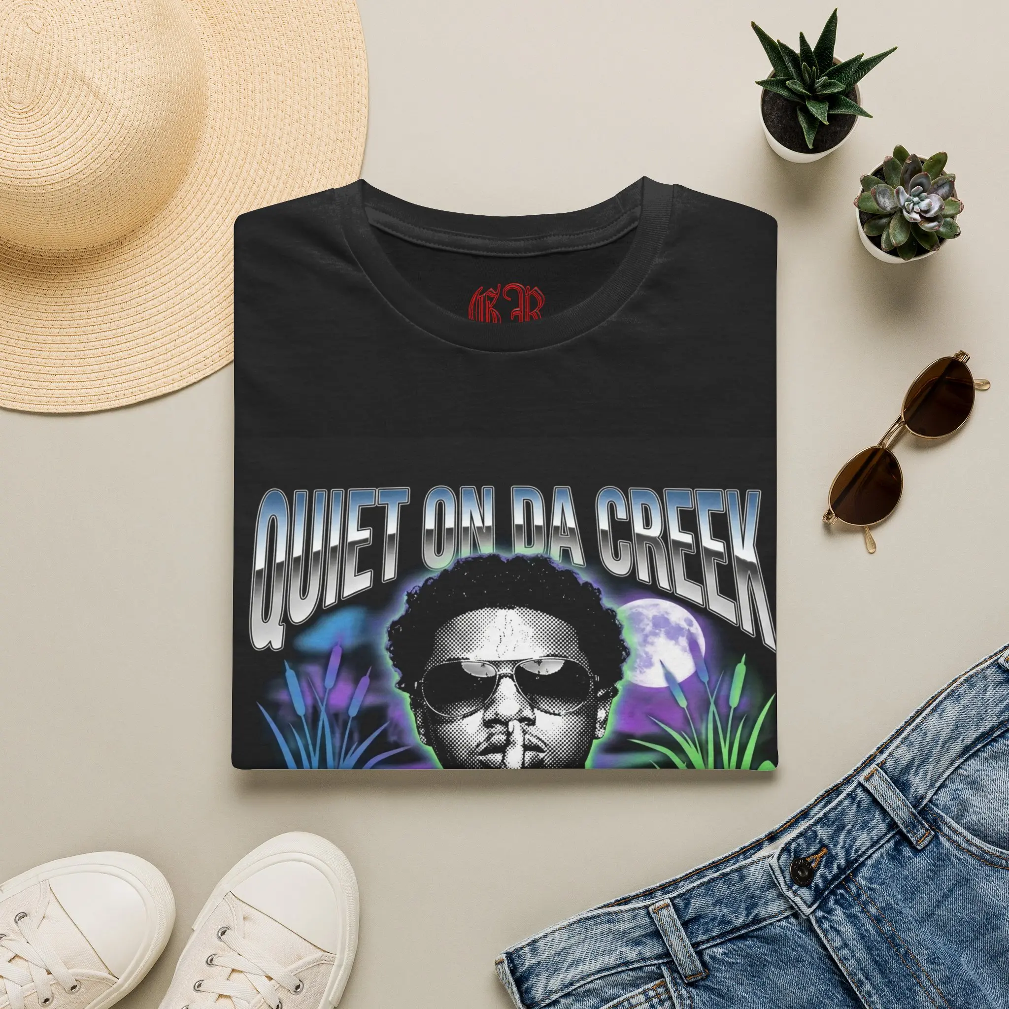 Quiet on da Creek T-Shirt | Vintage Portrait, 'If You Know You Know'