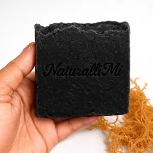 Sea Moss Detox Soap Bar – Nature’s Collagen with Activated Charcoal for Smooth & Glowing Skin!