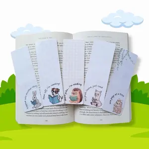 Laminated Animal Paper Bookmarks, Fun Reading Bookmarks, Teacher and Student Gifts, Bookmarks for Kids