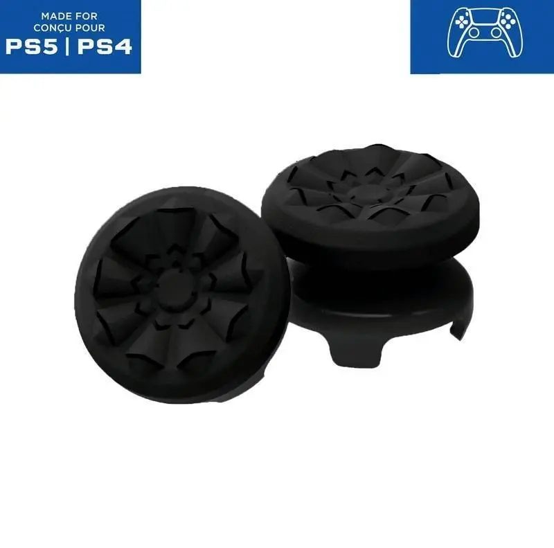 Wear-Resistant Silicone Thumb Grips with Precision Dampening Rings, Aim Boost Kit, Non-Slip Comfort Game Joystick Controller Accessories for PS4, PS5, Xbox Series X/S, Xbox 1, FPS Shooting Stability Upgrade for Competitive Players