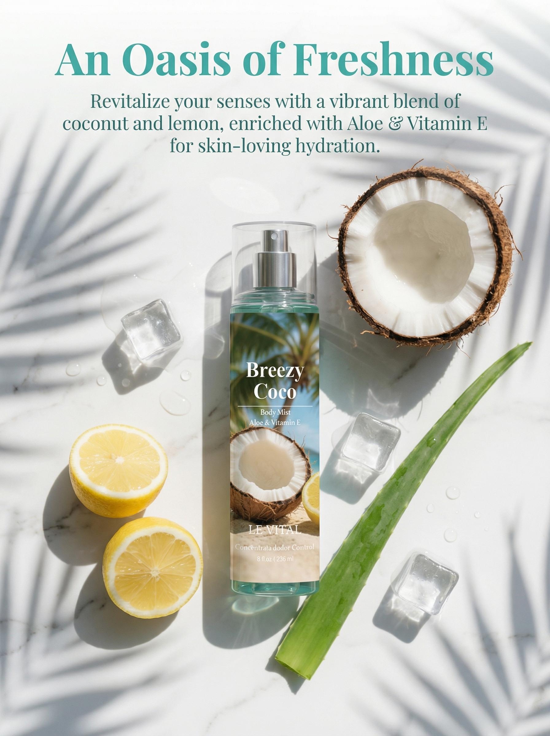 Le vital Sakura Scent Body Mist for Women | 2.5 fl oz / 75ml | Crafted for Special Occasions, This Soft and Captivating Scent Is a Must-Have for Dates and Parties