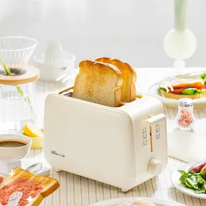 Household Automatic 2 Slice Toaster & Sandwich Breakfast Machine, Compact Bread Warmer for Quick Toast and Homemade Morning Meals