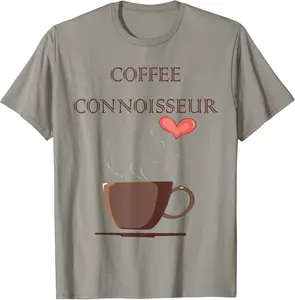 Barista, Coffee Lover, Funny Coffee Connoisseur T-Shirt - Nicollev Shop 71B0BBCGB9DF