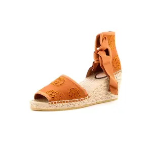 Pre-owned Gucci Women's Damita Espadrilles Interlocking G Embroidered Canvas by Rebag