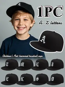 1pc Greek Letter Embroidered Baseball Hat, Adjustable Hip-Hop Trucker Cap, Casual Slim-Fit Streetwear for Daily Use