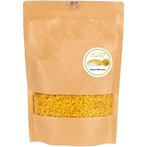 Pure Yellow Beeswax Pellets,  Beeswax Beads, Beeswax Pastilles - ,  Grade - 14 OZ