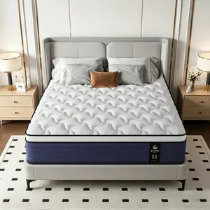 【Summervibes】8/10/12/14 inch Mattress Memory Foam And Spring, Hybrid MattressMedium Firmness, Lumbar Support, Medium hardness support, soft touch Comfortable sleep, bedroom furniture, elegant bedding, fashionable and permanent style