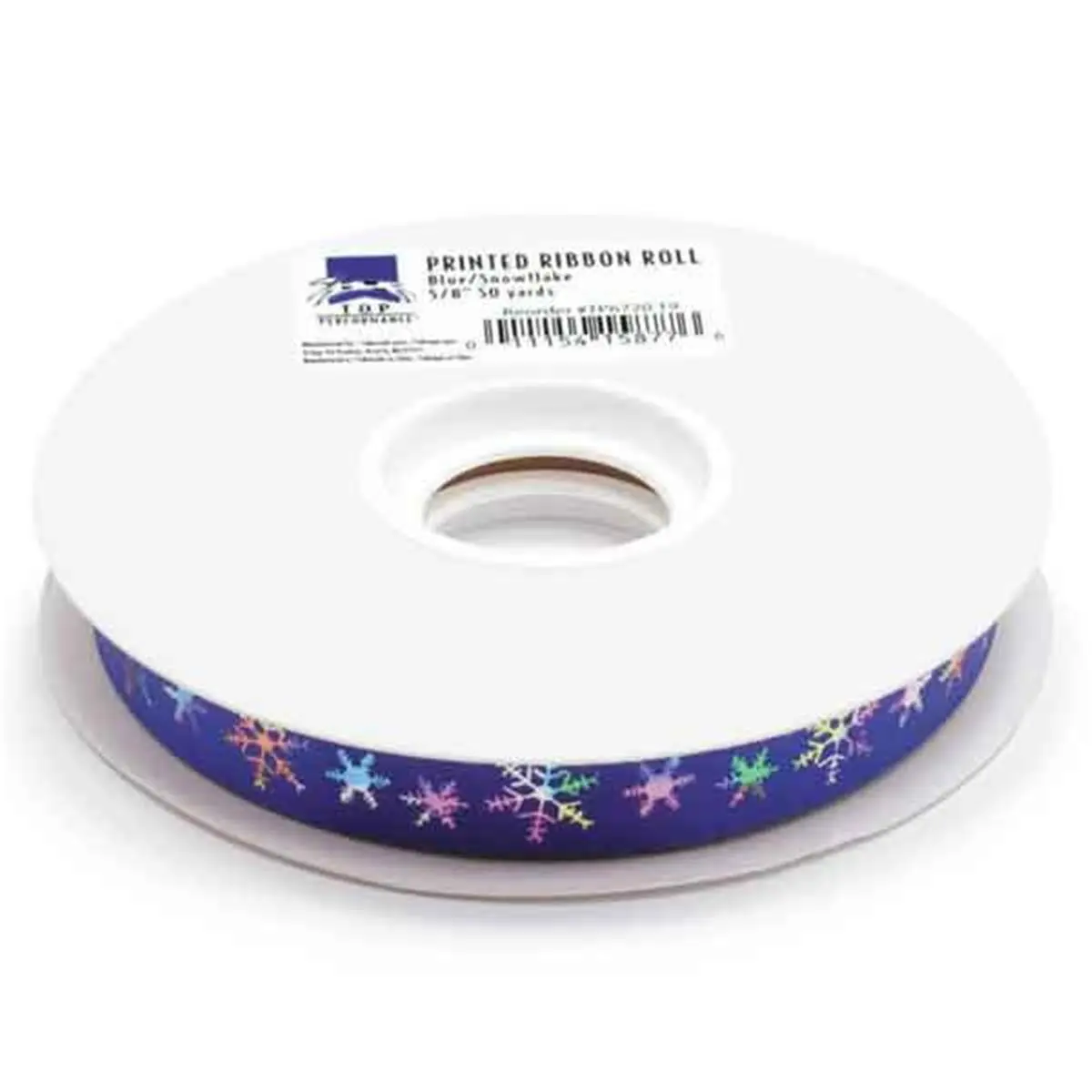 Top Performance Printed Ribbon Roll, Blue - 50 yards