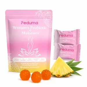 Women’s Probiotic Gummies for pH Balance | Immune Defense | Healthy Flora Support | Individually Wrapped | 80 Count
