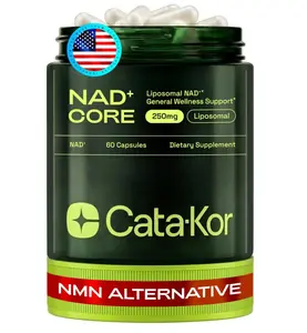 Cata-Kor NMN Supplement Alternative – Liposomal NAD+ Supplement - NAD CORE 30-Day Supply 60 Capsules