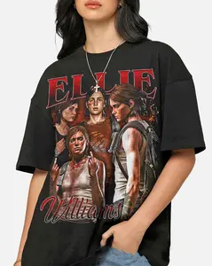 Ellie Williams Graphic Tee, Unisex T-Shirt, Vintage Style, Gift for Fans, Halloween Costume, Streetwear